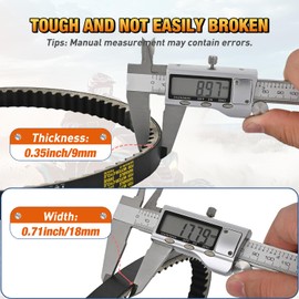 Nilight Drive Belt 669-18-30 Replacement for 4 Stroke GY6 49cc 50cc 139QMB Engine Premium CVT Drive Belts for Axis m200 Roketa Baja Tank Jmstar Taotao Jonway Vespa Scooter Moped ATV, 5 Pack #669 18 30