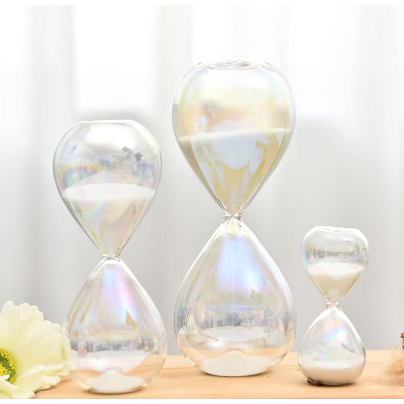 Falytemow Hourglass Sand Timer Glass Sand Timer Egg Hourglass for