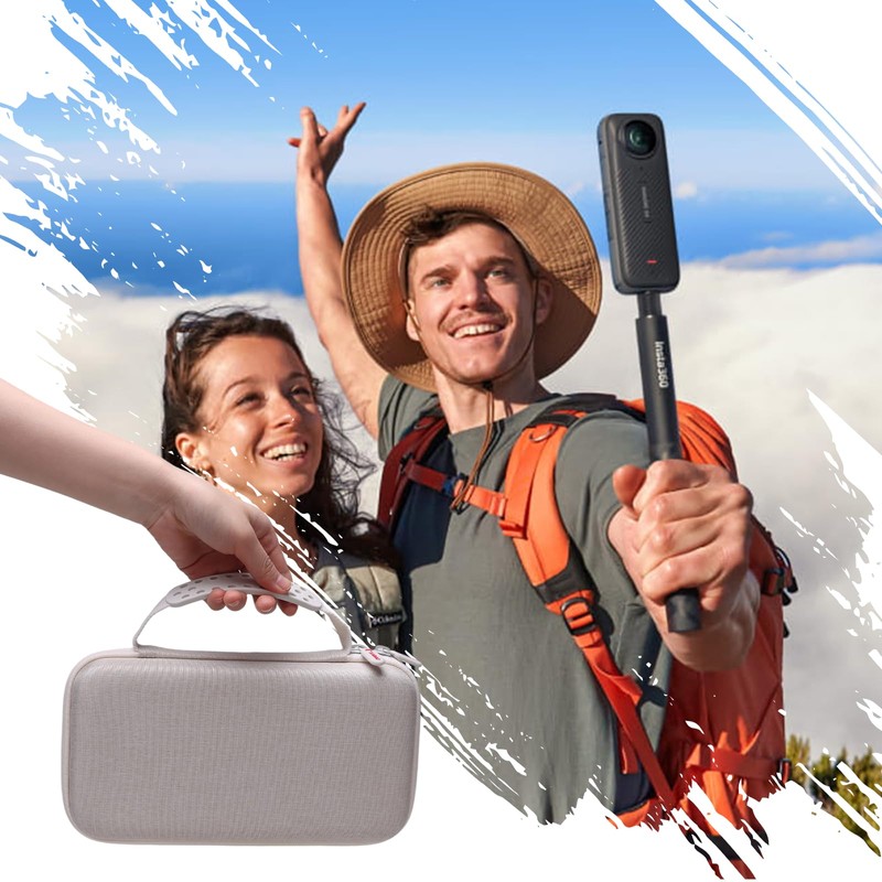 XANAD Hard Case for Insta360 X3/X4/X2 Waterproof 8K 360 Action