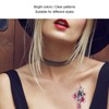 20pcs Temporary Tattoos Stickers Waterproof Long Lasting Flower Fake Tattoo