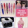 JOLCEEY 52000pcs Nail Art Rhinestones 3mm Bedazzling Kit Flat Back