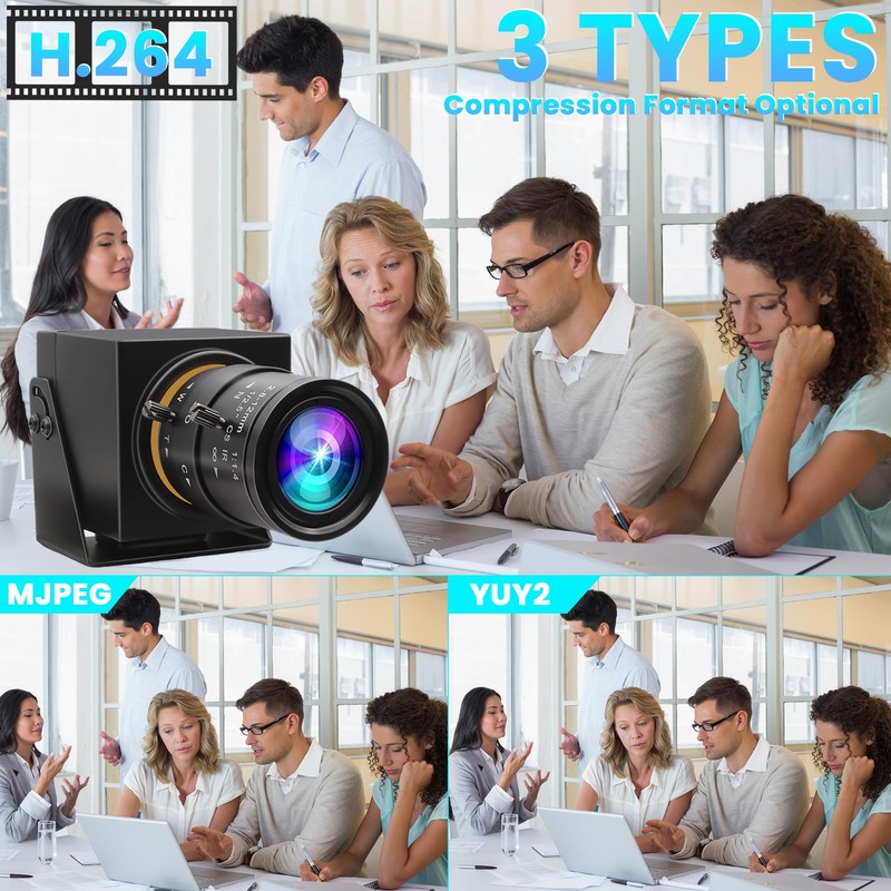 ELP 4K 30FPS USB HDMI USB Camera Manual Zoom Webcam