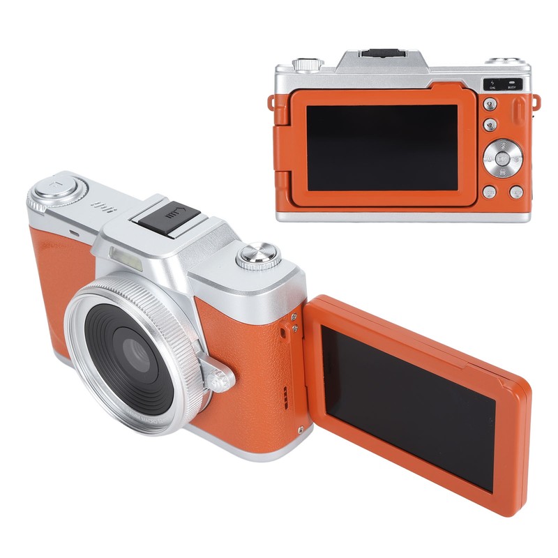Smart Digital Camera 64MP 4K 20x Zoom 180° Flip Screen