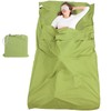 Sleeping Bag Liner and Camping Sheet, Camping & Travel Sheets for Adults, Lightweight Double Sleep Sack, Sleep Liners for Outdoor Travel Hiking Hotels