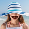 10 pcs Big Mouth Face Halloween Horror Tattoo Stickers -