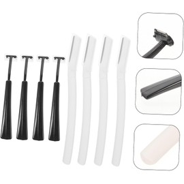 Beaupretty Perfiladores de Cejas Portátiles Cuchillas de Acero Inoxidable para Mujer Recortadores de Cejas Ligeros 4 para Rostro y Cuello, Ideales para Uso en Casa o Salón de Belleza