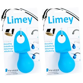 Limey Tap Descaling Gadget for Lime Scale Removal, Blue 2 packs