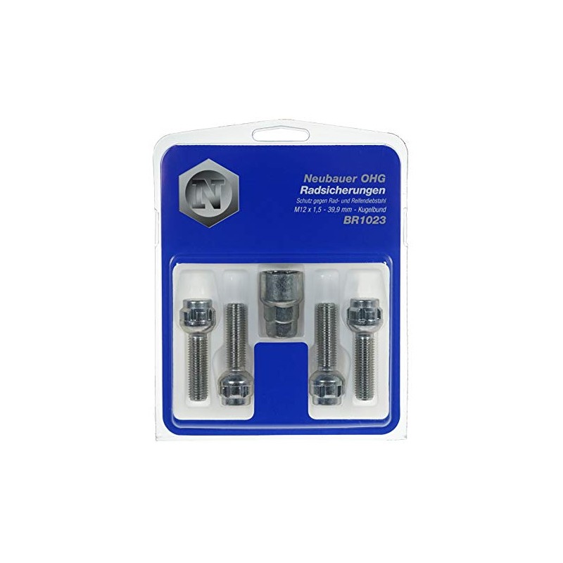 Lampa BR1023 Anti-Theft Wheel Bolt M12 x 1.5, Ball Seat