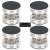aleawol 4 Pack Large Insulator Speakers Aluminum Spring Speakers 45mm