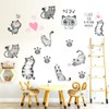 Fujitoya Wall Sticker Cat Removable Wall Sticker Sticker Cute 3D