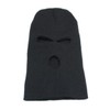 Black balaclava winter hat knit hat beanie mask winter hat / 블랙 복면 방한모자 니트모자 비니가면 겨울모자