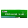 Disposable Scalpels Sterile Surgical Blade Size 15 Stainless Steel with