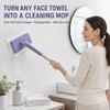 2 Pack Hands-Free Rotating Mini Mop for Wet & Dry