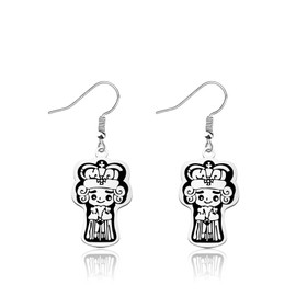 WSNANG Musical King George Earrings Musical Theater Lover Jewelry (King G ER)