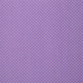 Mook Fabrics Flannel Snuggy PRT Two Tone Dot, Lavender Cut by The Yard