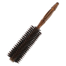 Ipetboom Wooden Bristle Round Hair Brush Styling Brush for Blow Dry Men's Women's Salon