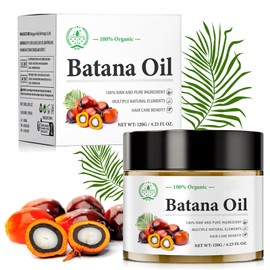 Batana Oil for Hair Growth, 100% Pure Natural Batana Oil from Honduras, Organic Batana Oil as Hair Mask, Reduces Hair Loss Repairs Damaged Hair Scalp and Hair Care (120g)