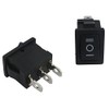 Lumonic 5 x Plastic Rocker Switch 21 x 15 mm
