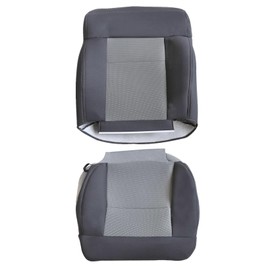 NLQR Driver Side Bottom & Back Replacement Seat Covers Cloth Dark Gray Fit for Ford F150 2004 2005 2006 2007 2008