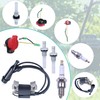 Atunee Ignition Coil Spark Plug with Starter Switch Kit for