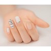 QLOLIS - Juego de pegatinas de uñas de gel para