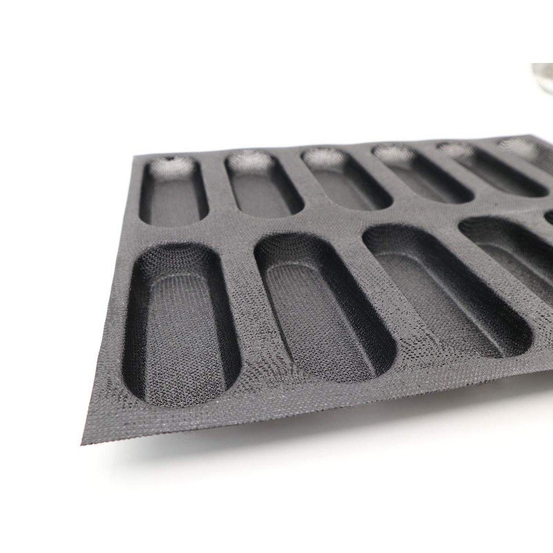 Bluedrop Silicone Hot Dog Bread Forms Mini Baby Sandwich Baking