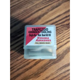 Virginia Abrasives #425-H08687 Trapezoid Single Dot Grinder Tooling, 3Pack