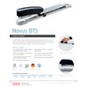 Novus NOVUS ノーヴァス ステープラー 中綴じ用 ホッチキス B15
