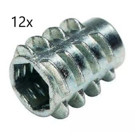 DCI 9340 Analgesia, 1/4-20 x 13, Insert Nut, Pack 12 under counter mounting USA