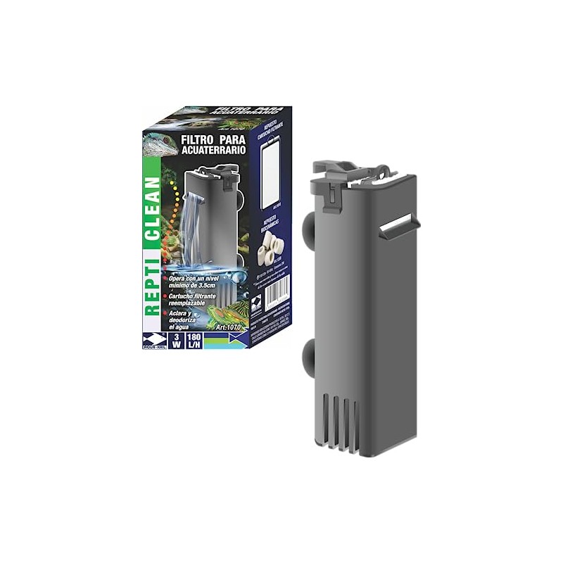 AQAPURA 1070 Repti Clean Filtro Tortugas 180 L/H