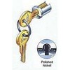 Lock Plug, Nickel, Key Different
