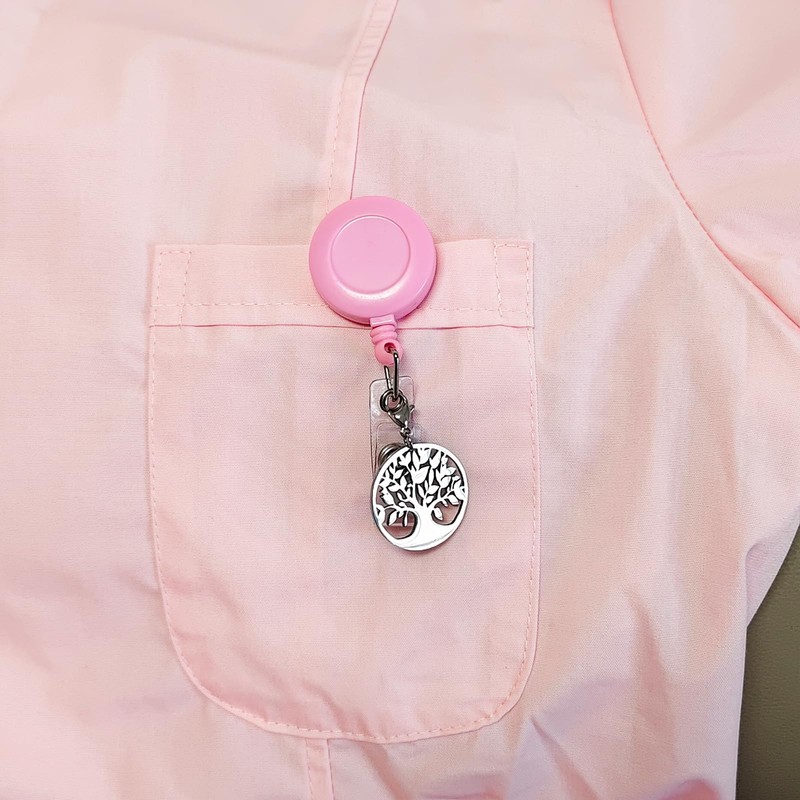 Tree of Life Badge Reel Charm for Student Nurse Teacher,Badge