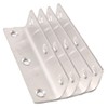sourcing map 4pcs Angle Bracket Metal 80x20mm Corner Fastener L
