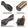 uxcell 6pcs Jobber Drill Bits 10mm (0.394") Black Nitride &