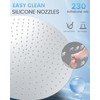 KINLIV 16 inch Large Ceiling Rainfall Shower Head Chrome -