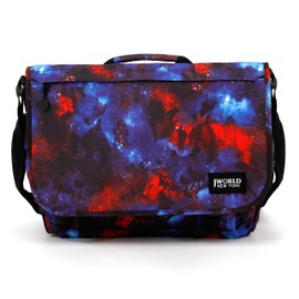 J World New York Thomas Laptop Messenger Bag for Women. Kids Computer Bookbag, Galaxy