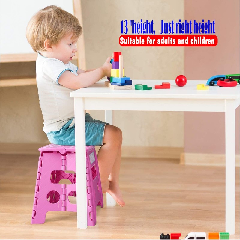 ACKO Folding Step Stool - 13 inch Height Premium Heavy