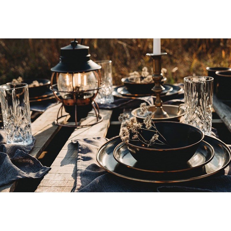 BAREBONES Enamel Plate, Set of 2, Plate (11.0 inch (27.9