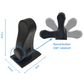 Children's Window Lock, Child Safety Window, Child Safety Balcony Door, Door Handle Lock for Child Safety Door, Child Safety Window (Black)