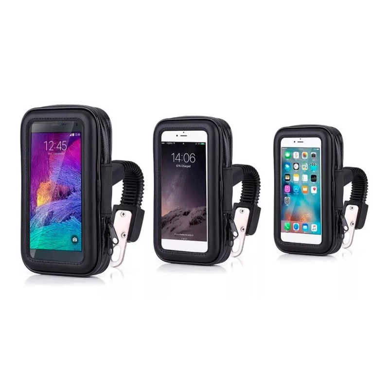 Holder Motorcycles Soporte Base Porta Celular Motocicleta Moto Con Cargador