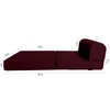 Danfuton Sleeper Chair Folding Foam Beds, Foldable Couch Sit Sleep