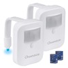 2 Pack Rechargeable Toilet Night Light with Motion Activated Sensor,