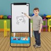 Dry Erase Board 24" x 35" Double Sided White Board