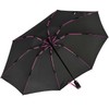 iX-brella Reverse Reverse Opening Fiberglass Pocket Umbrella with Coloured Spokes,