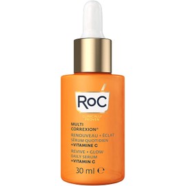 RoC - Multi Correxion Revive + Glow Vitamin C Daily Serum - Anti Wrinkle, Ageing and Skin Tone Treatment - Firming Moisturiser - 30ml