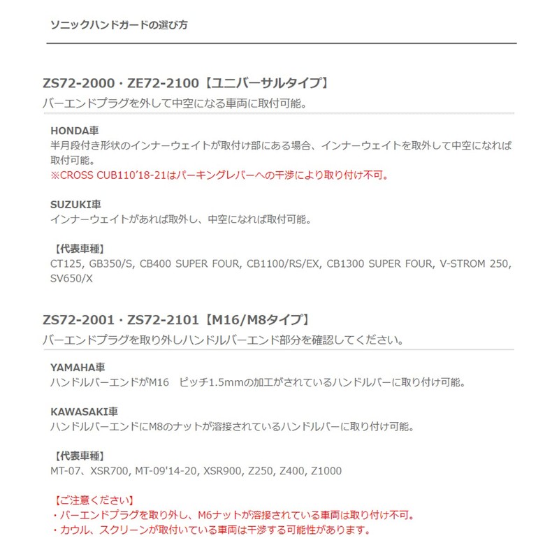 ZETA Sonic Hand Guard PC Protector Kit M16/M8 Type with