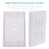 VILLCASE 4 Pack Self-Closing Outlet Covers, Baby proofing Safety Universal