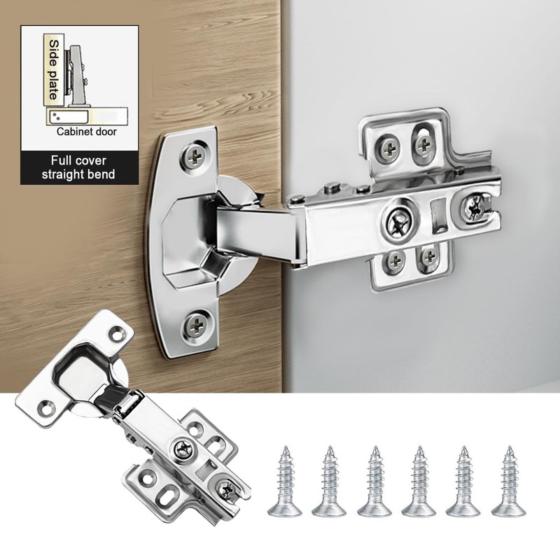 YUNYU 4 Pcs Cabinet Hinges,Kitchen Cupboard Hinges Cupboard Hinges with