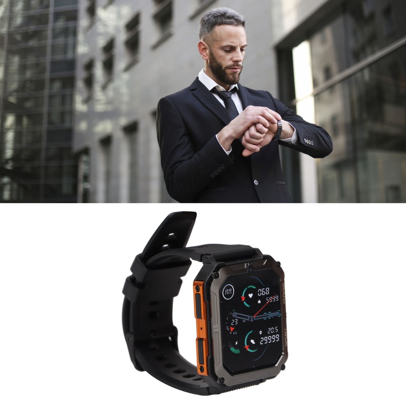 Intelligent Watch IP68 Waterproof Dustproof Bluetooth Call Smartwatch 1.83 Inch
