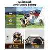 KopBeau Portable Camping Fan with Lights, 20000mAh Rechargeable Battery Operated